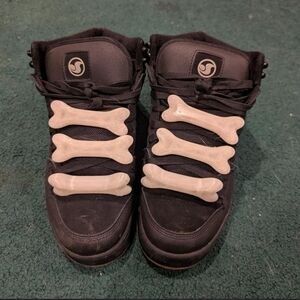 Jeremy Scott x Adidas Glow in the Dark Bone Lace Covers